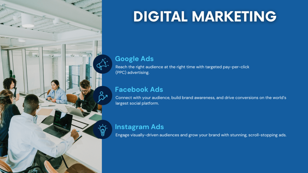 digital marketing google ads facebook ads instagram ads