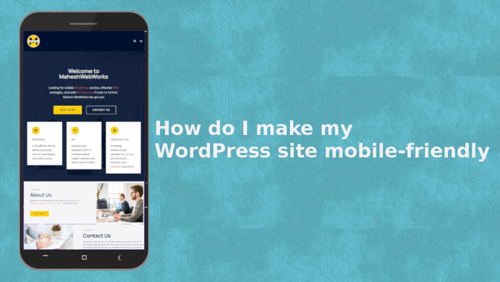 Mobile Friendly WordPress Site