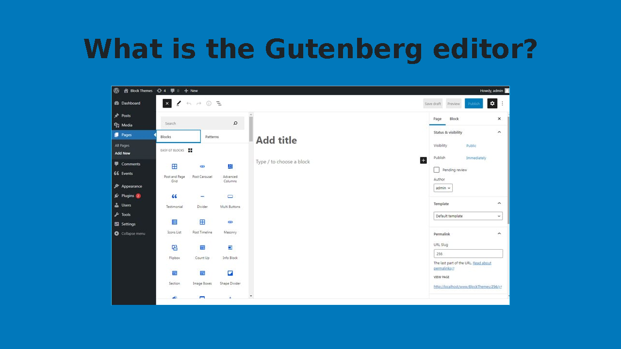 What is the gutenberg editor