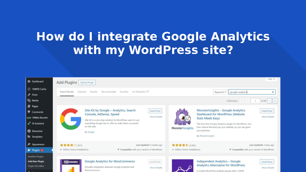 wordpress google analytic